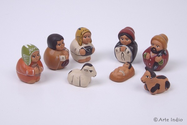 Weihnachtskrippen-Figuren/Miniatur. Atihuara