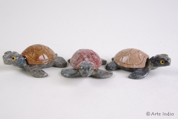 Steinfigur ca. 3 cm. Wasserschildkröte