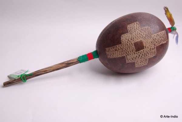 Shaman rattle. Shipibo Indian. Chonta