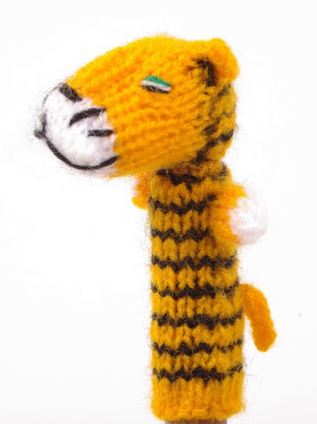 Finger puppet. Tiger