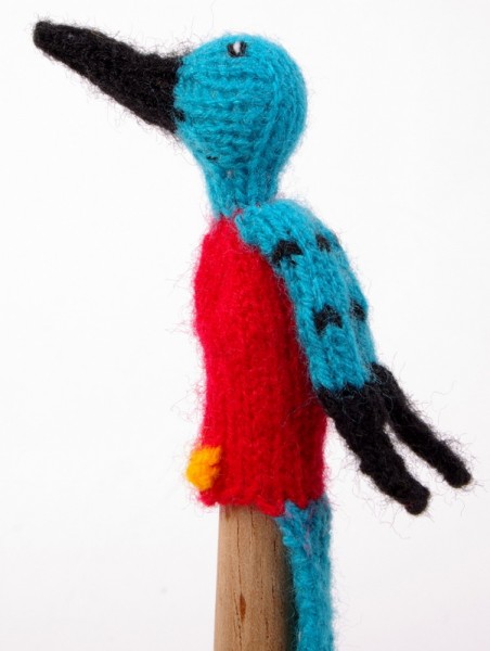 Finger puppet. Kingfisher