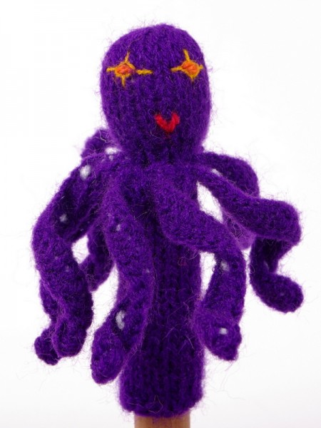 Finger puppet. Octopus