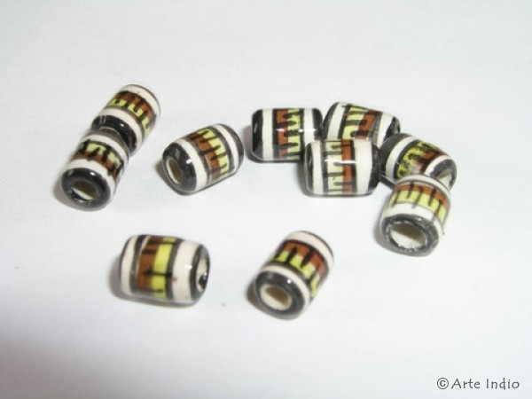 Ceramic beads from Peru (small)