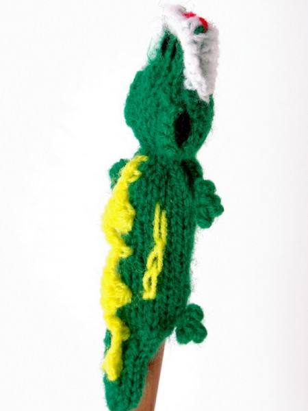 Finger puppet. Crocodile