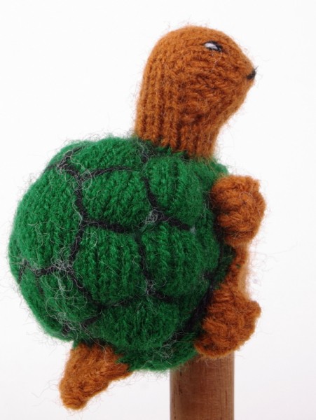 Finger puppet. Earth Turtle