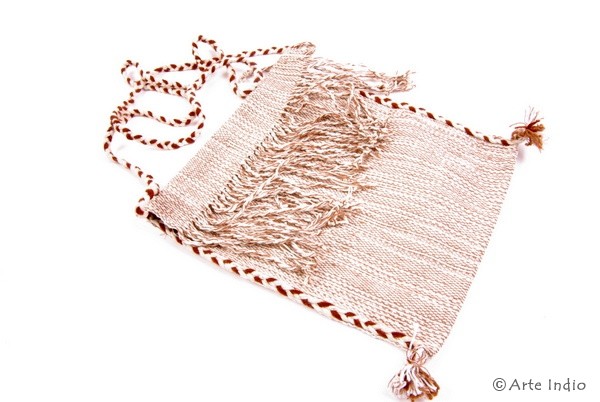 Tasche aus Natur Baumwolle 19 x 22 cm