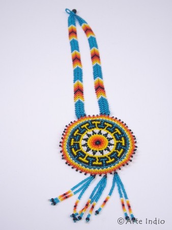 Huichol pearl necklace from Colombia