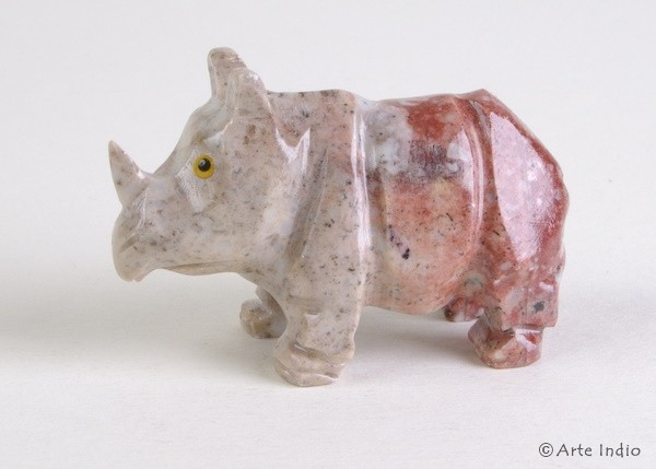 Stone figure about 5 cm. Rhino