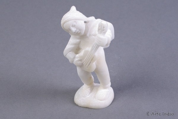 Alabaster-Figur Charangospieler