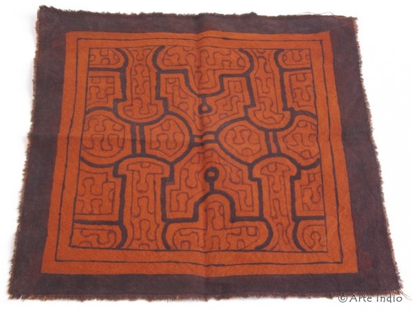 Painted carpet - Shipibo Indians