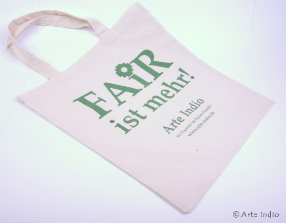 Shopping bag with short handle with print