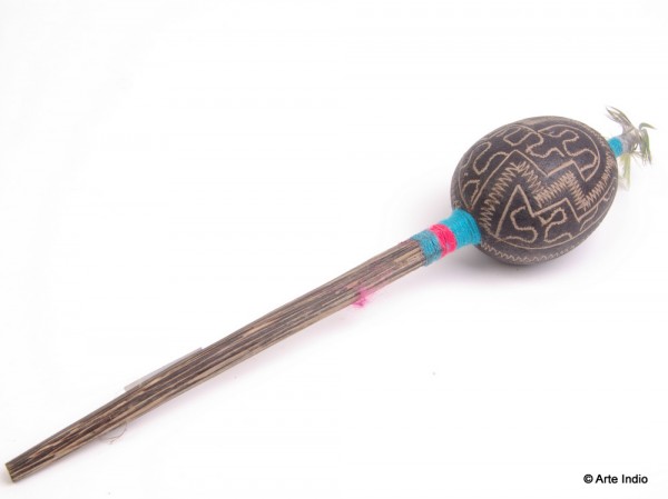 Shaman rattle. Shipibo Indian. Chonta
