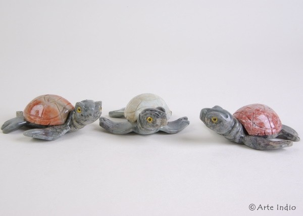 Steinfigur ca. 5 cm. Wasserschildkröte