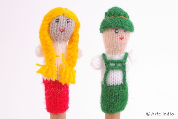 Finger puppet. Hansel & Gretel