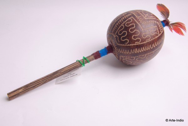 Shaman rattle. Shipibo Indian. Chonta