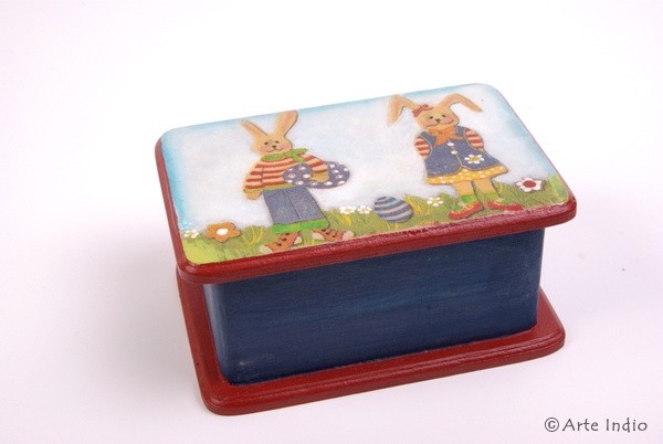 Jewelry box "Easter" with mirror