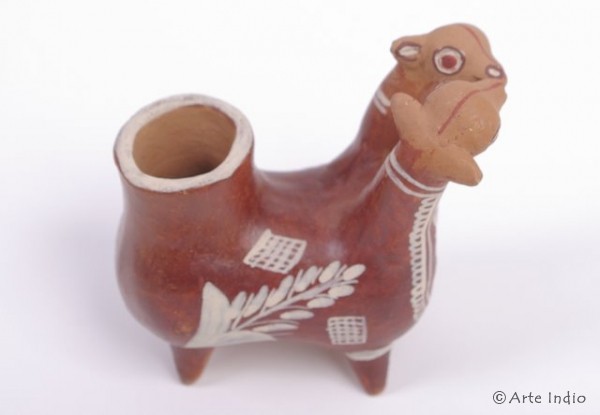 Llama, vase, incense burner