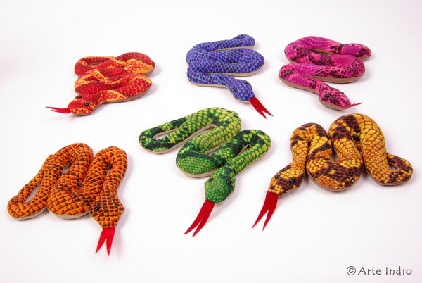 Sandtiere. Schlange ca. 11 cm. Diverse Farben