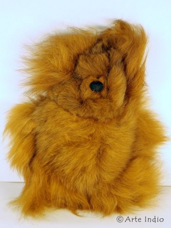 Teddy aus Alpakafell, ca. 15 cm