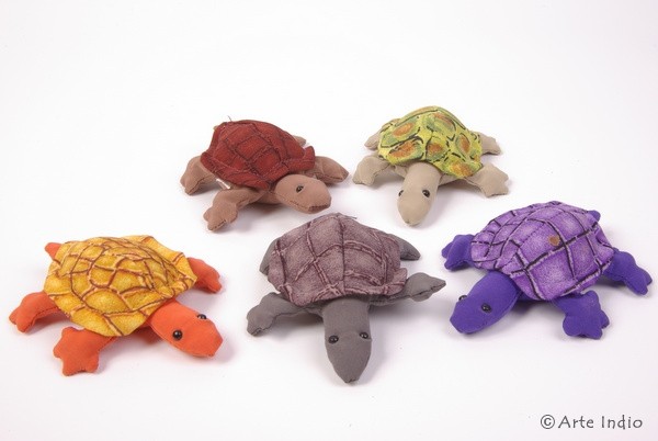 Sandtiere. Schildkröte ca. 7 cm. Diverse Farben