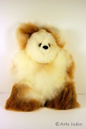 Teddy aus Alpakafell, ca. 25 cm