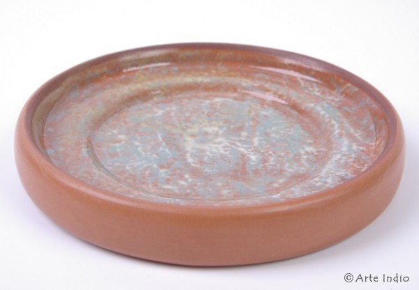 Handbemalte Keramikteller Ø ca. 12,5 cm