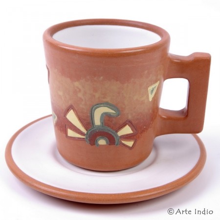 Kleine keramik Tasse. Handbemalt