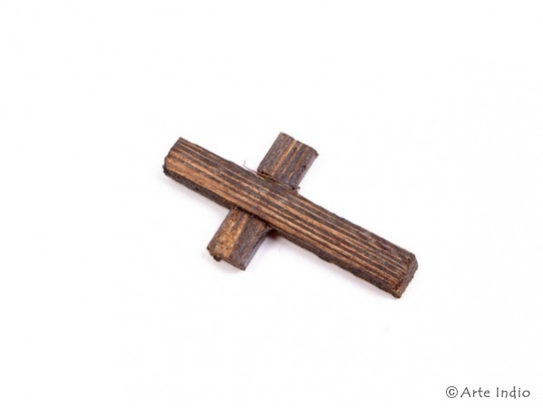 Holz-Kreuz/Chonta. ca. 6 cm Lang