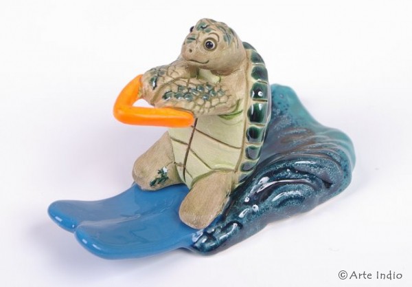 Watersports turtle, surfing board I